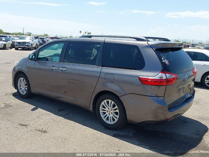 2015 TOYOTA SIENNA XLE/XLE AAS/LTD - 5TDYK3DC1FS662789
