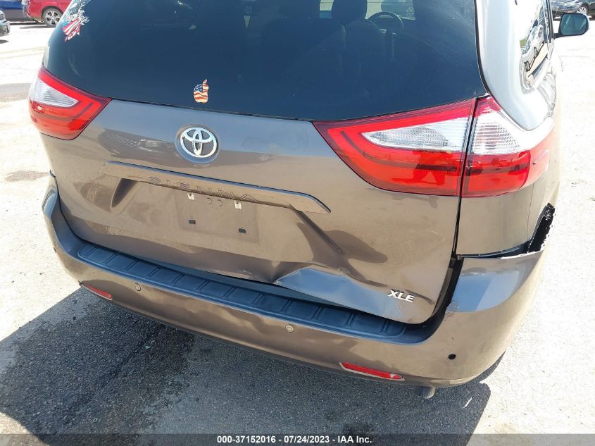 2015 TOYOTA SIENNA XLE/XLE AAS/LTD - 5TDYK3DC1FS662789