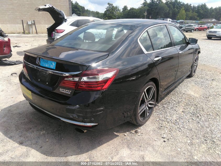2017 HONDA ACCORD SEDAN SPORT SE - 1HGCR2F12HA220195