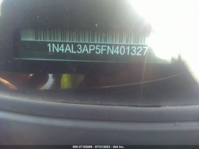 2015 NISSAN ALTIMA 2.5 S - 1N4AL3AP5FN401327