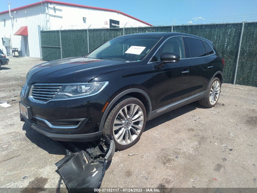 2016 LINCOLN MKX RESERVE - 2LMPJ8LP7GBL41598