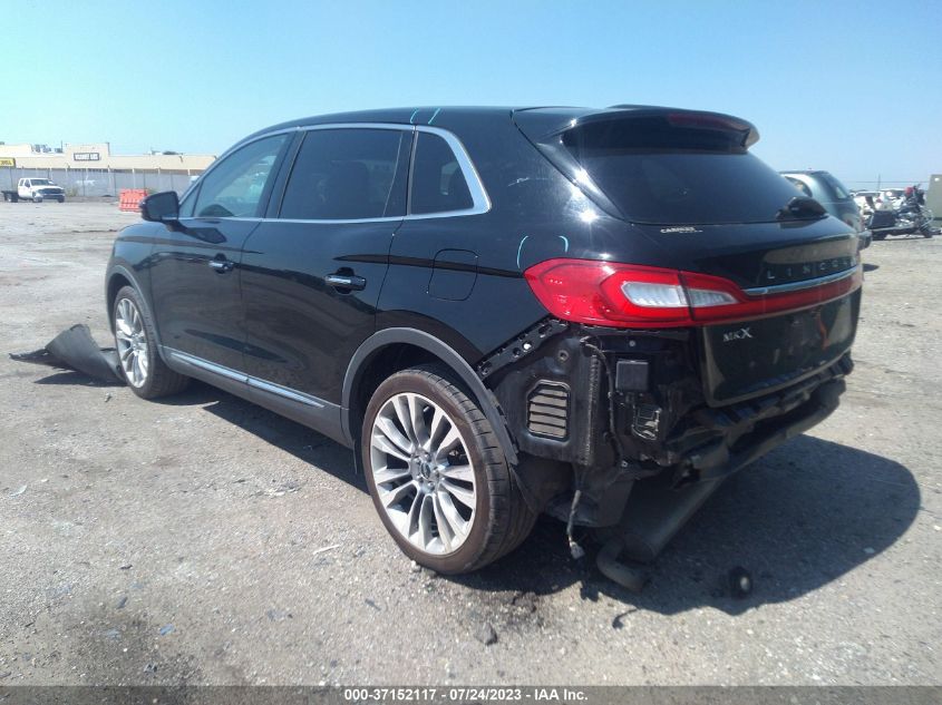 2016 LINCOLN MKX RESERVE - 2LMPJ8LP7GBL41598
