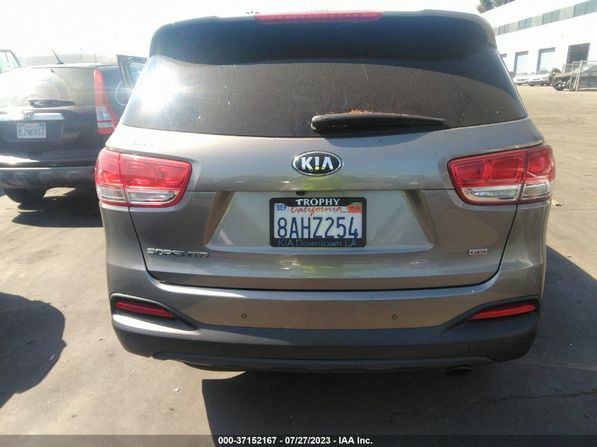 2017 KIA SORENTO LX - 5XYPG4A33HG295532