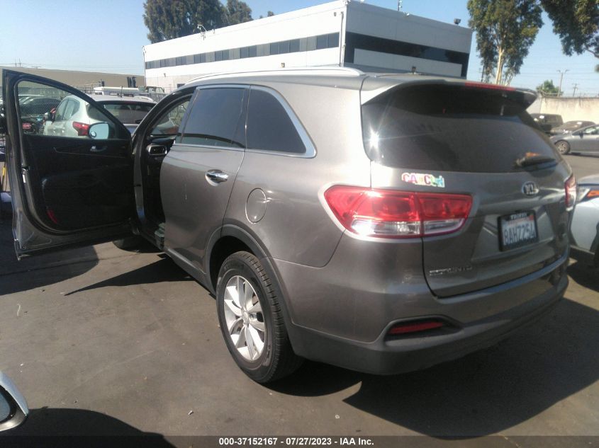 2017 KIA SORENTO LX - 5XYPG4A33HG295532