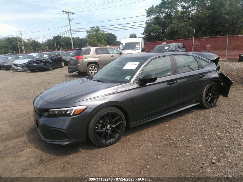 VIN 2HGFE2F57NH551671 2022 HONDA CIVIC SEDAN SPORT