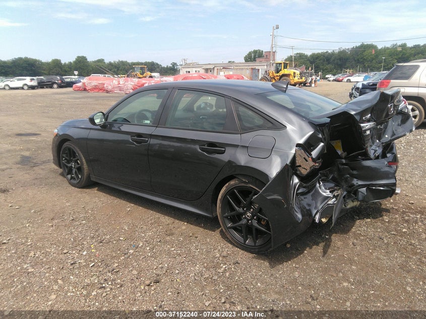 VIN 2HGFE2F57NH551671 2022 HONDA CIVIC SEDAN SPORT