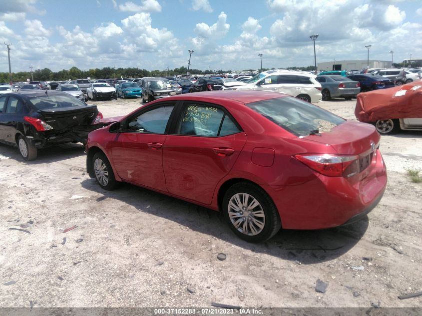 2015 TOYOTA COROLLA L/LE/S/S PLUS/LE PLUS - 2T1BURHE2FC375453