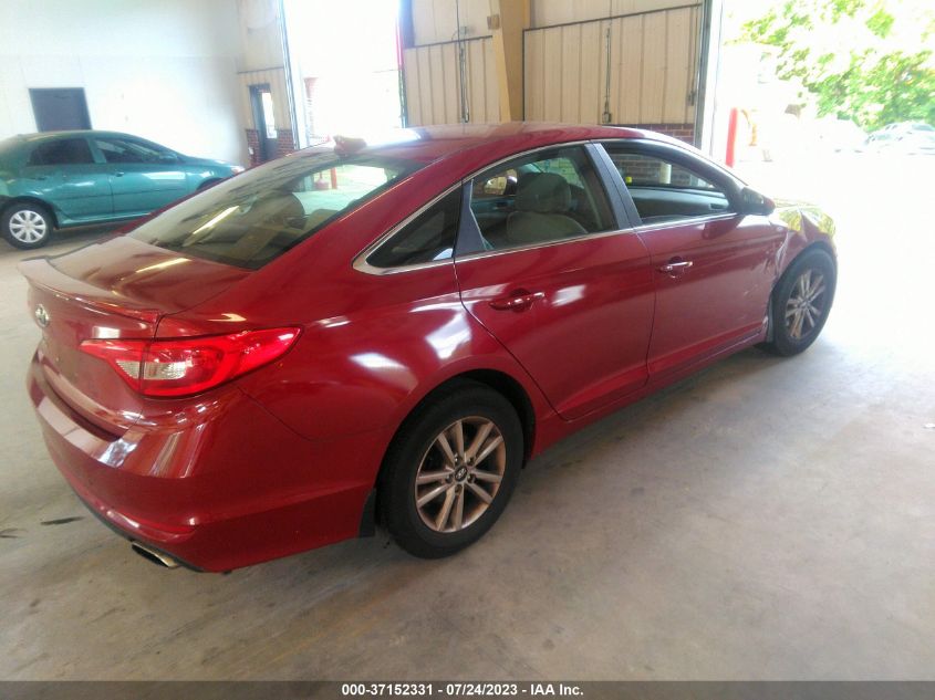 2016 HYUNDAI SONATA 2.4L SE - 5NPE24AF7GH302845