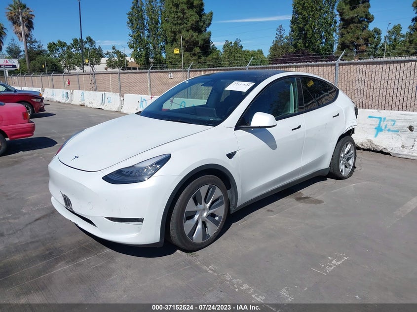 VIN 5YJYGDEE0MF157156 2021 TESLA MODEL Y LONG RANGE