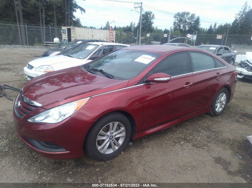 2014 HYUNDAI SONATA GLS - 5NPEB4AC0EH946867