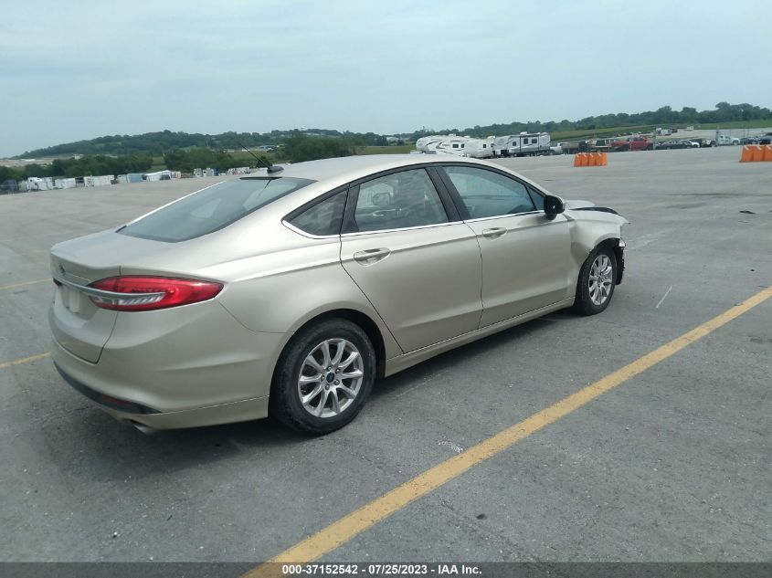 2018 FORD FUSION S - 3FA6P0G75JR256893