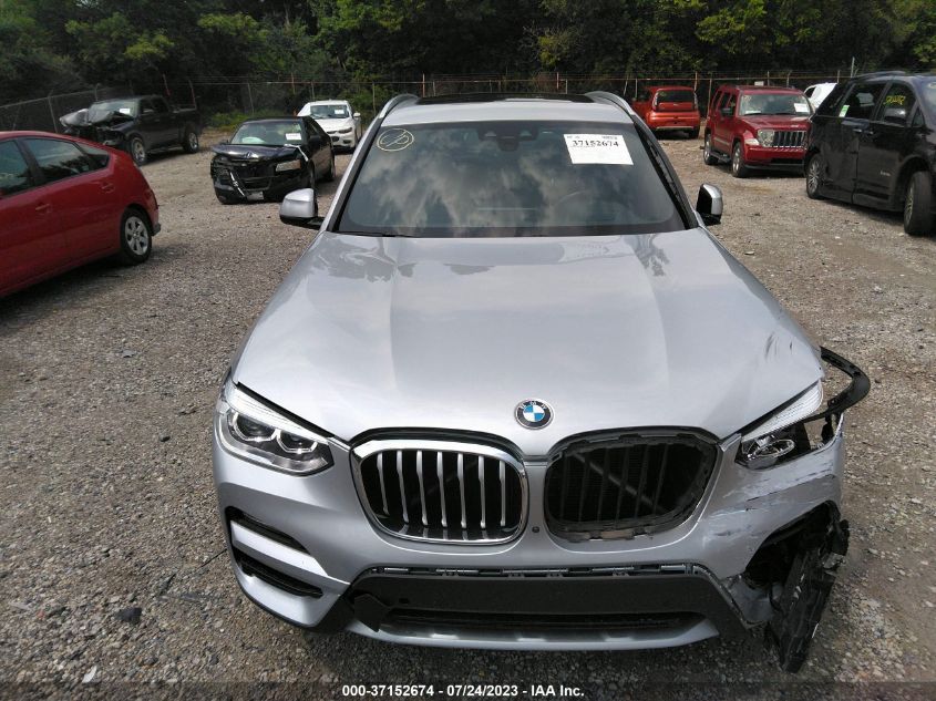 2021 BMW X3 XDRIVE30I - 5UXTY5C01M9H89017
