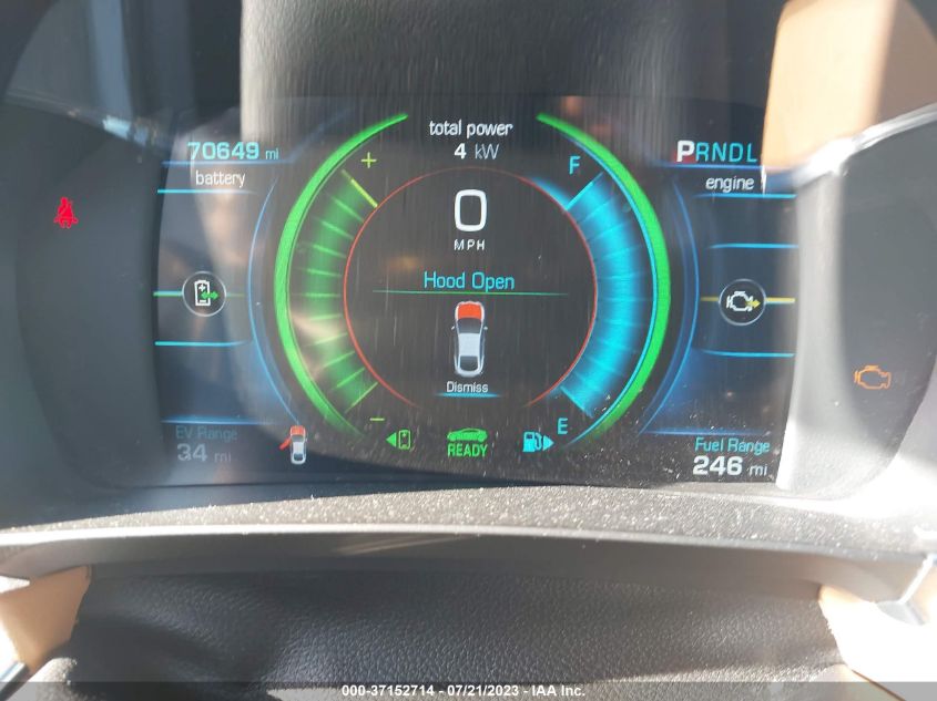 2017 CHEVROLET VOLT PREMIER - 1G1RD6S58HU173236