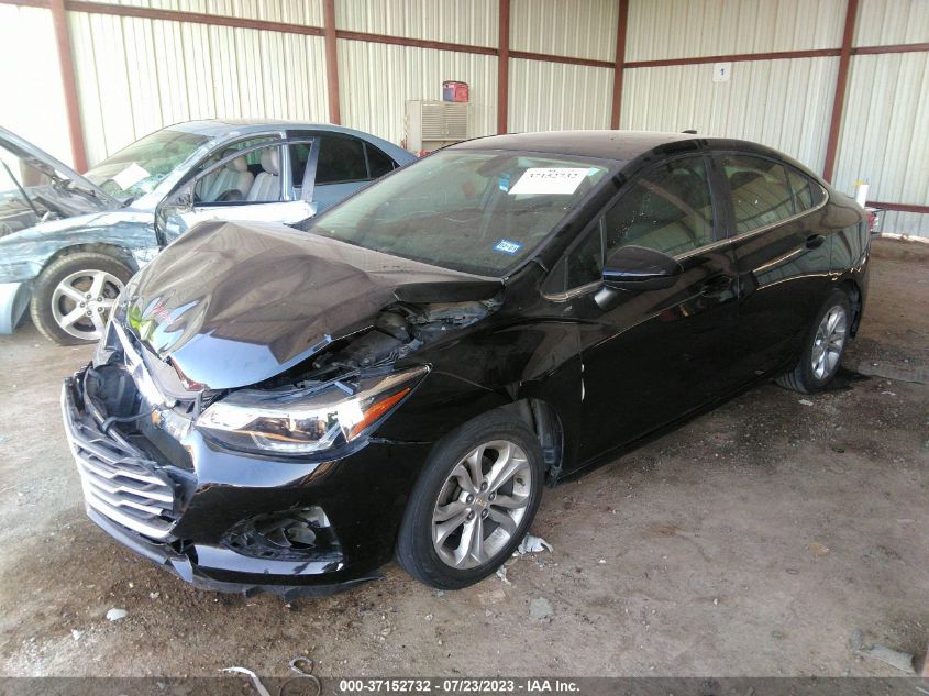2019 CHEVROLET CRUZE LT - 1G1BE5SM0K7144867