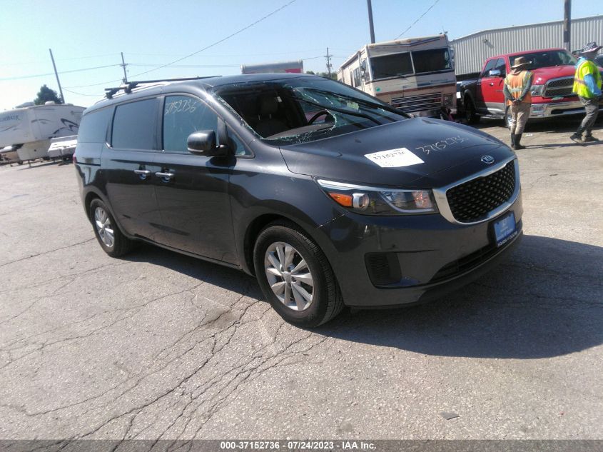 2017 KIA SEDONA LX - KNDMB5C11H6324189