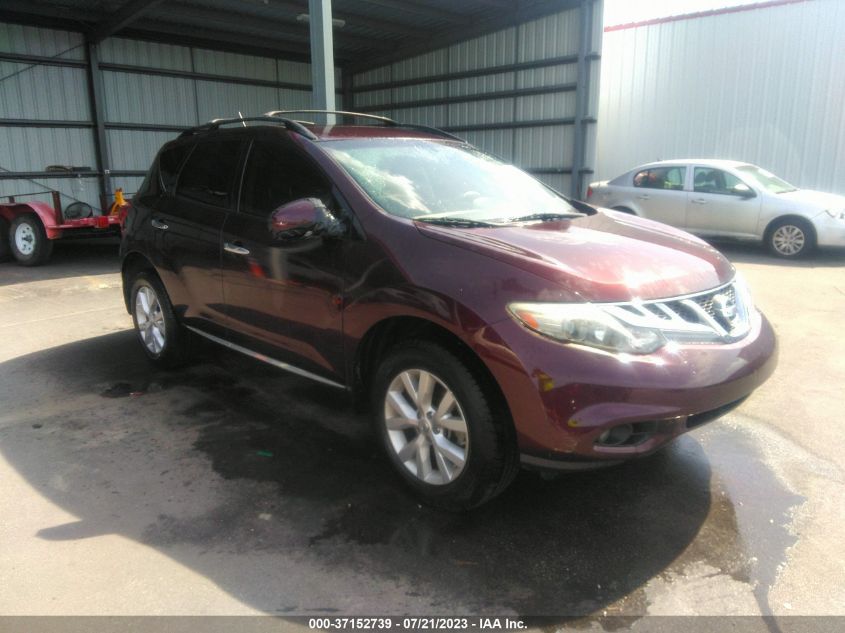2014 NISSAN MURANO S/SV/SL/LE - JN8AZ1MU4EW413920