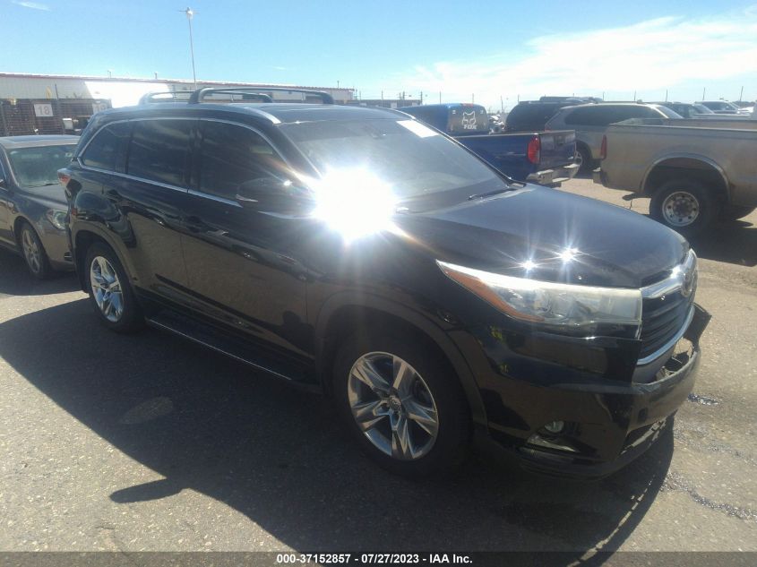 2014 TOYOTA HIGHLANDER LIMITED - 5TDDKRFH7ES065672