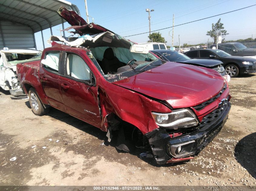 2021 CHEVROLET COLORADO LT - 1GCGTCEN4M1168512
