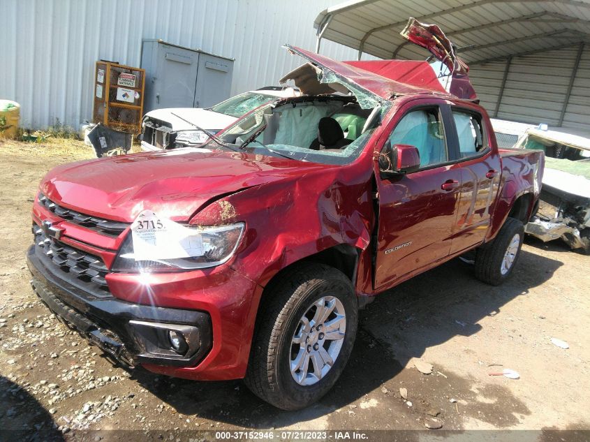 2021 CHEVROLET COLORADO LT - 1GCGTCEN4M1168512