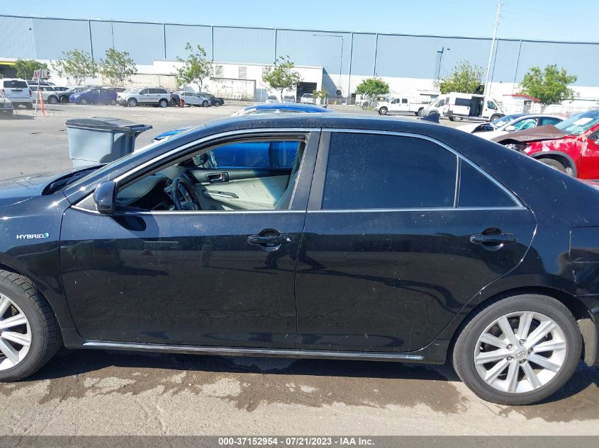 2013 TOYOTA CAMRY HYBRID LE/XLE - 4T1BD1FK3DU091335