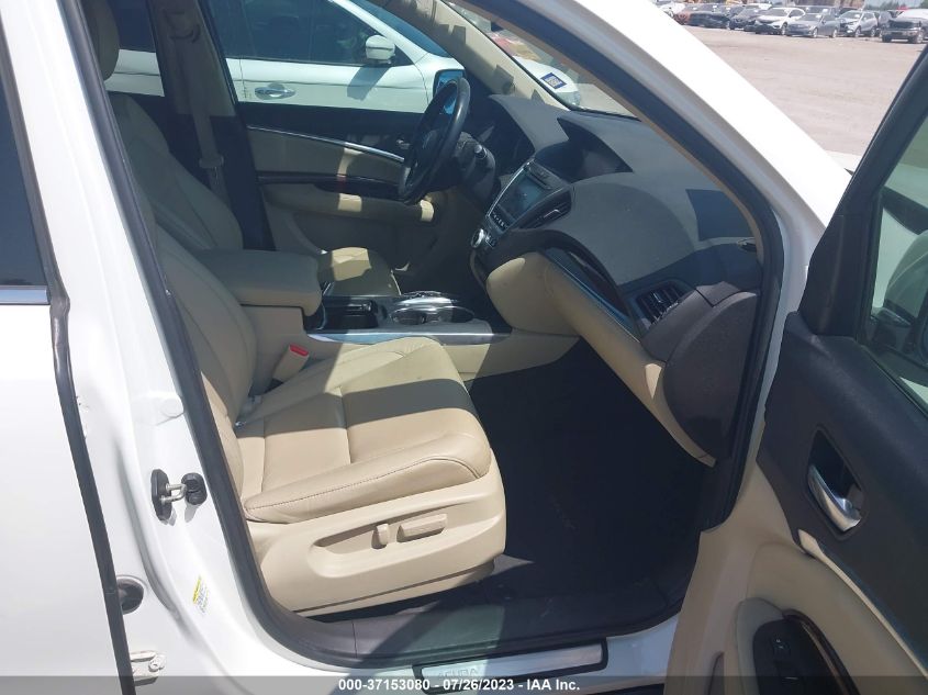 2016 ACURA MDX W/TECH/ENTERTAINMENT/W - 5FRYD4H61GB028441