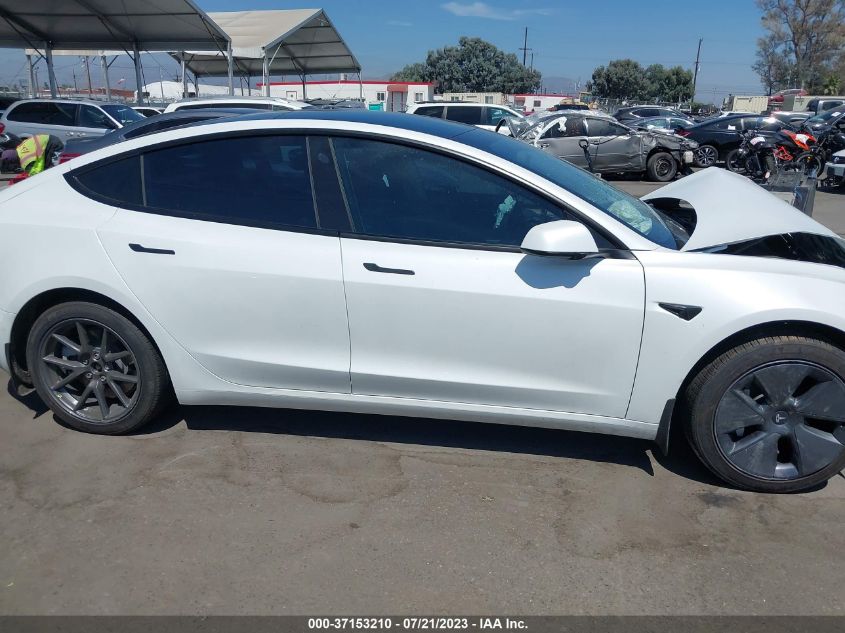 2022 TESLA MODEL 3 - 5YJ3E1EA0NF156988