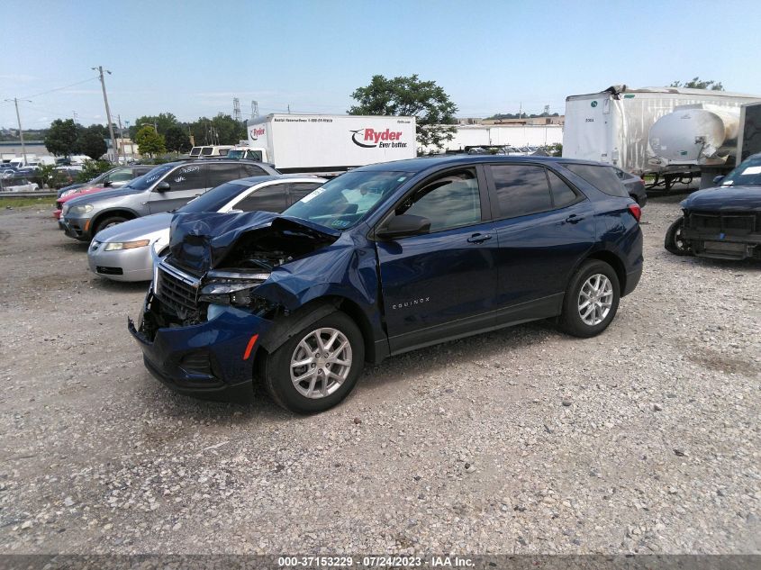 2022 CHEVROLET EQUINOX LS - 3GNAXHEV5NS228957