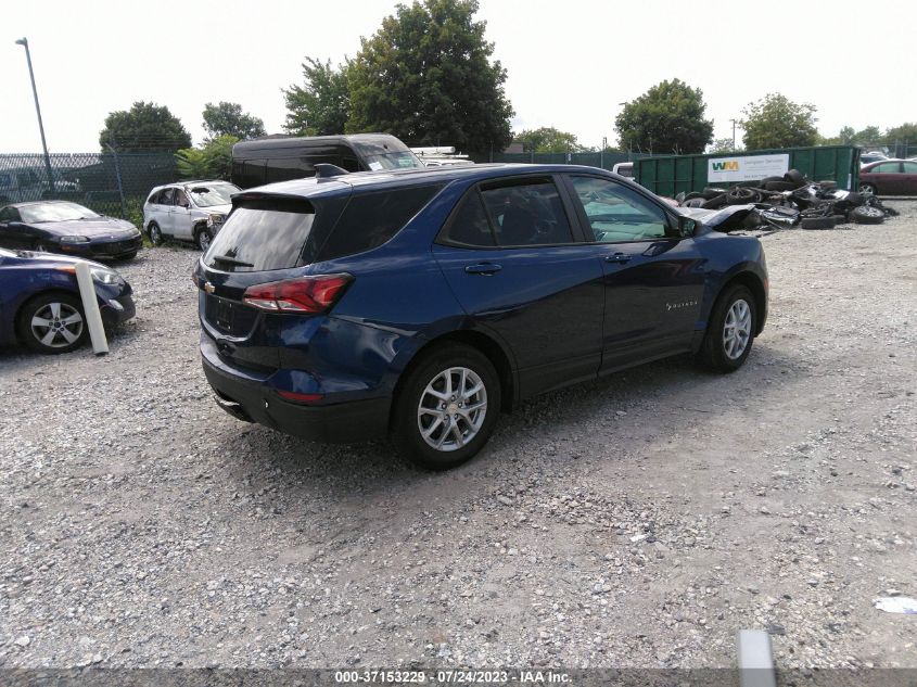 2022 CHEVROLET EQUINOX LS - 3GNAXHEV5NS228957