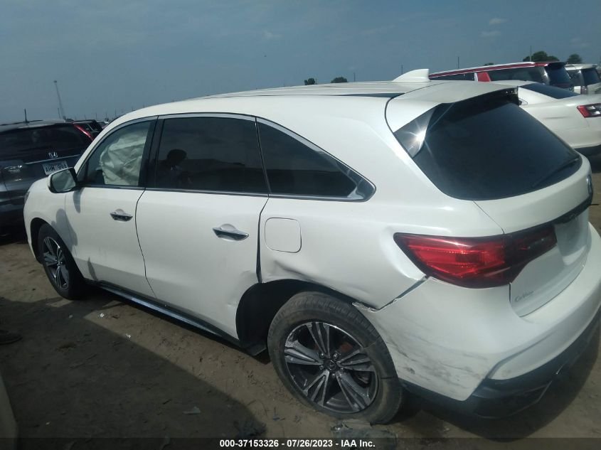 2017 ACURA MDX - 5FRYD4H34HB016937