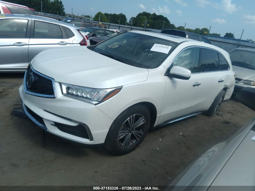 2017 ACURA MDX - 5FRYD4H34HB016937