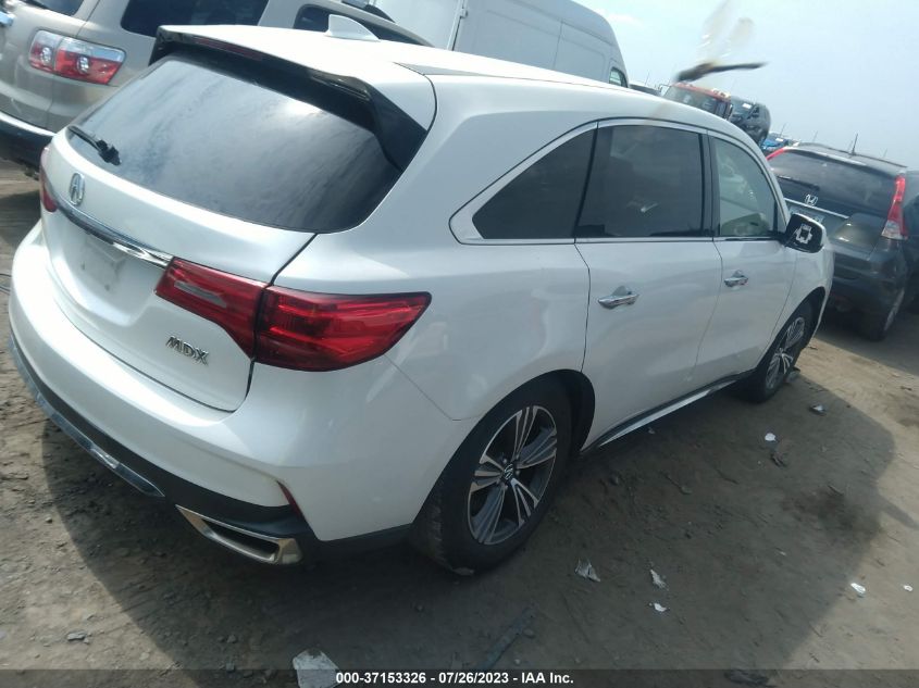 2017 ACURA MDX - 5FRYD4H34HB016937