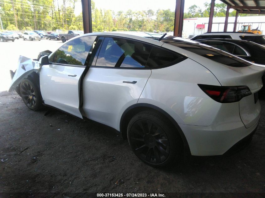 2022 TESLA MODEL Y - 7SAYGAEE4NF308261