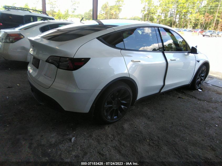 2022 TESLA MODEL Y - 7SAYGAEE4NF308261