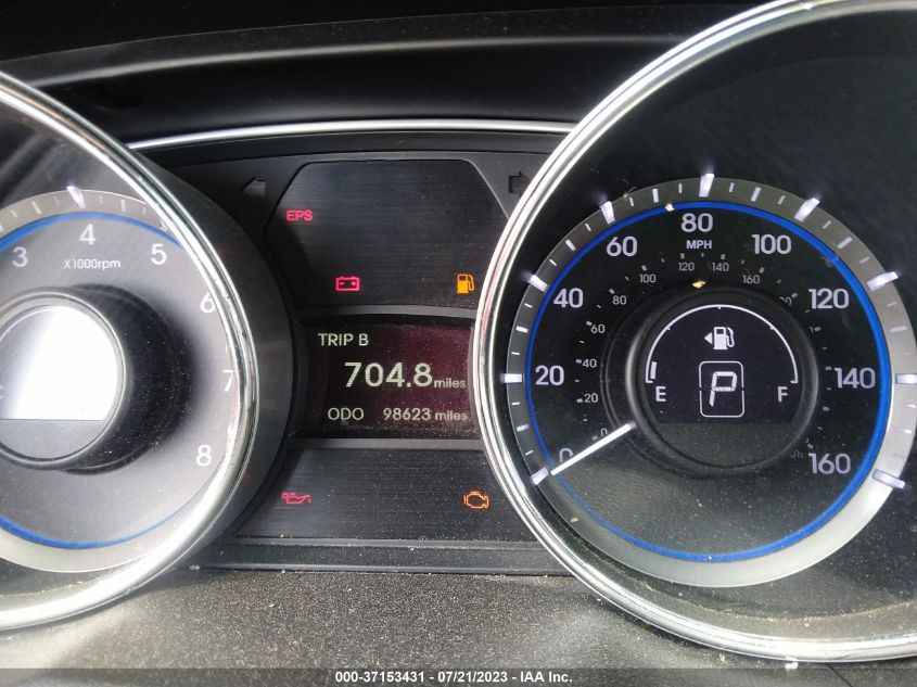 2013 HYUNDAI SONATA GLS PZEV - 5NPEB4AC4DH737999