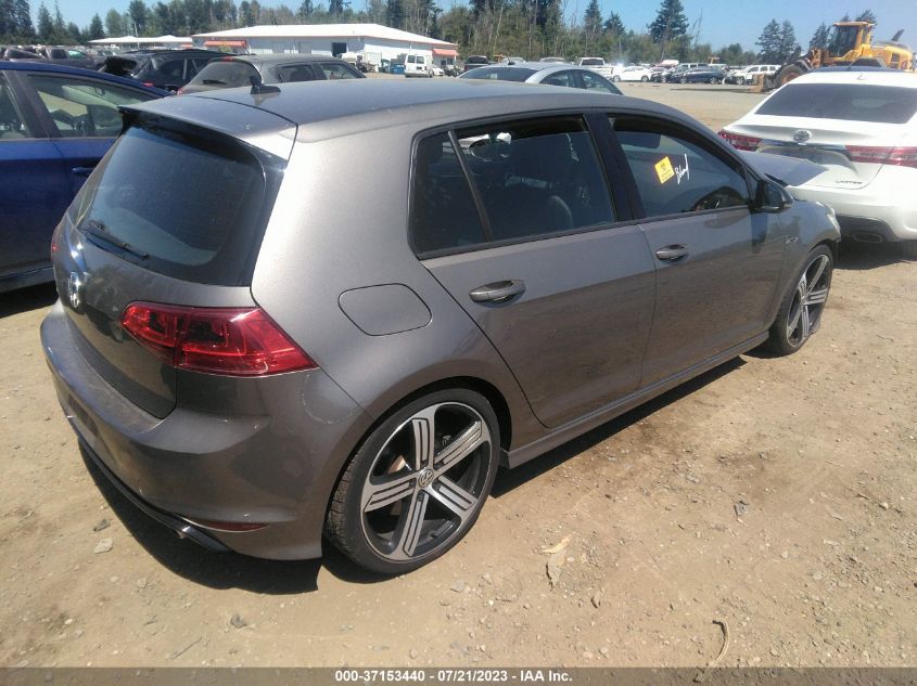 2016 VOLKSWAGEN GOLF R WVWUF7AU8GW201405