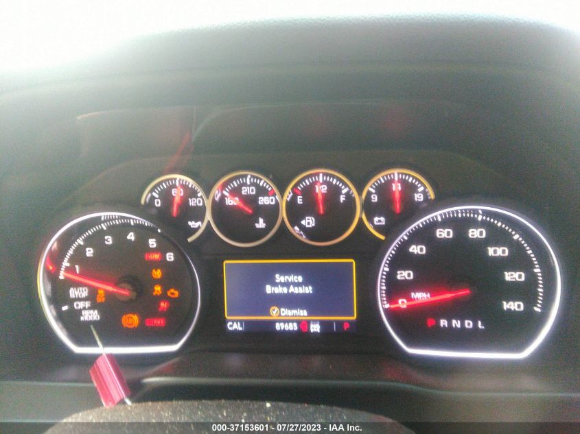 2019 CHEVROLET SILVERADO 1500 LT - 1GCRYDED9KZ170522