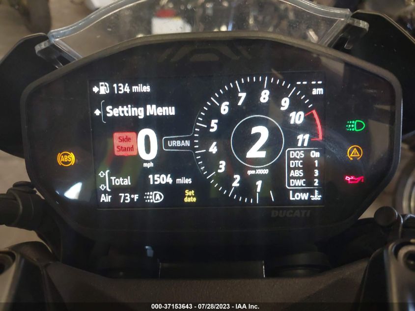 2021 DUCATI MONSTER ZDMMAMDT6MB002618
