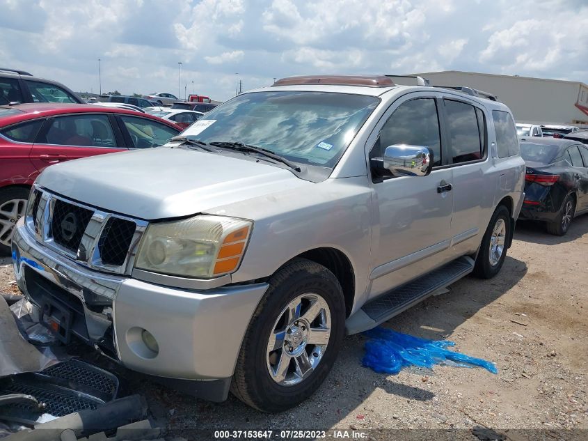 VIN 5N1BA08A57N722107 NISSAN ARMADA 2007 historia del auto