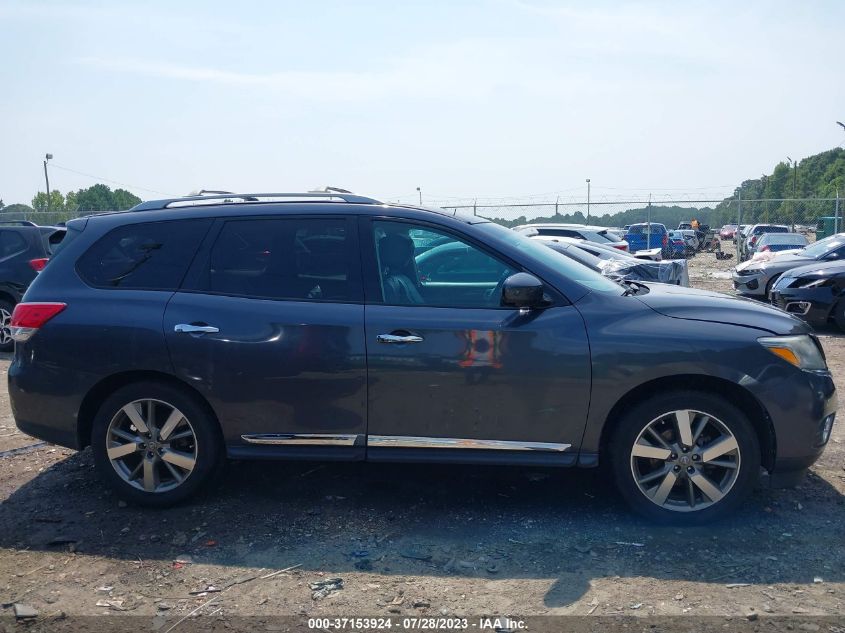 2013 NISSAN PATHFINDER PLATINUM - 5N1AR2MM8DC674299
