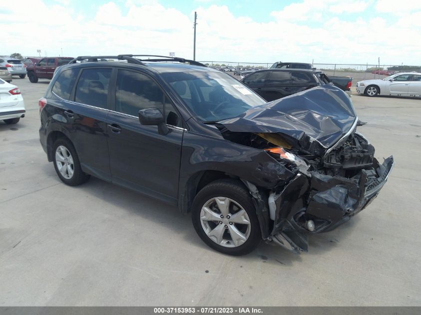2016 SUBARU FORESTER 2.5I LIMITED - JF2SJARC2GH471248