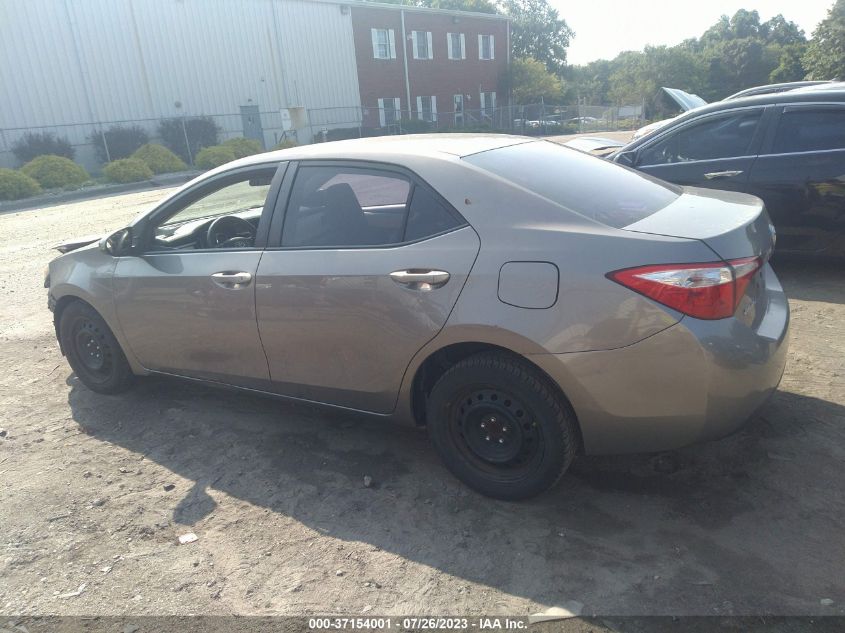 2014 TOYOTA COROLLA L/LE/S/S PLUS/LE PLUS - 2T1BURHE9EC222177