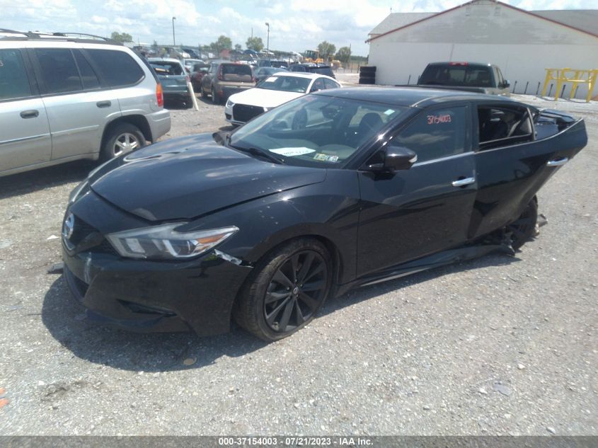 2018 NISSAN MAXIMA SR - 1N4AA6APXJC374248