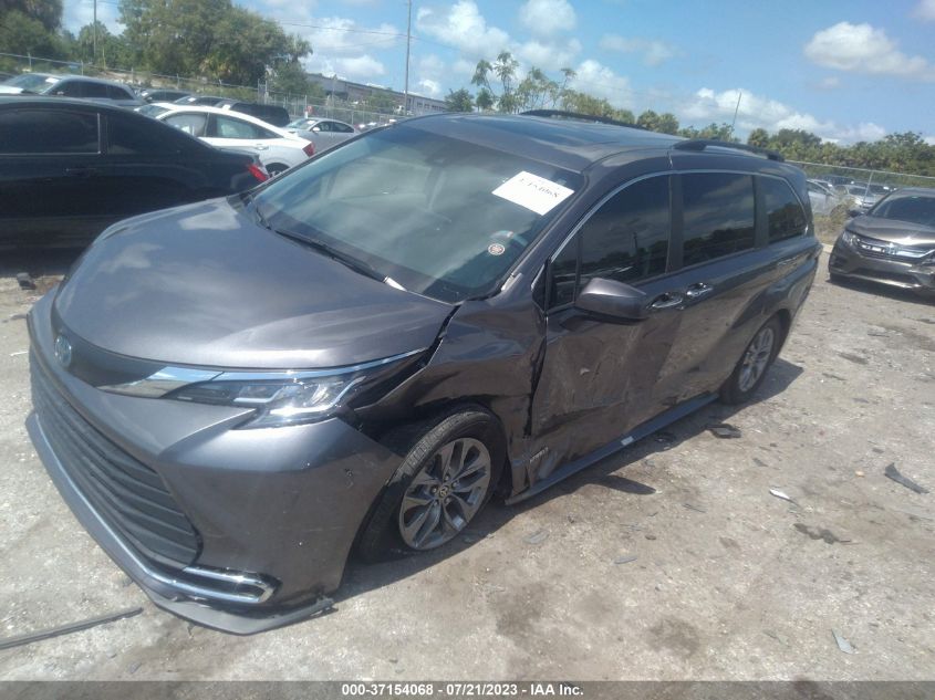 5TDYRKEC0MS069751 2021 TOYOTA SIENNA, photo no. 2