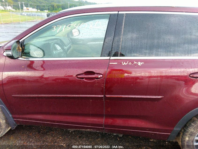 2016 TOYOTA HIGHLANDER XLE - 5TDJKRFH3GS355204