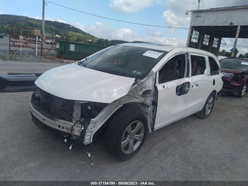 2019 HONDA ODYSSEY EX-L - 5FNRL6H7XKB100856