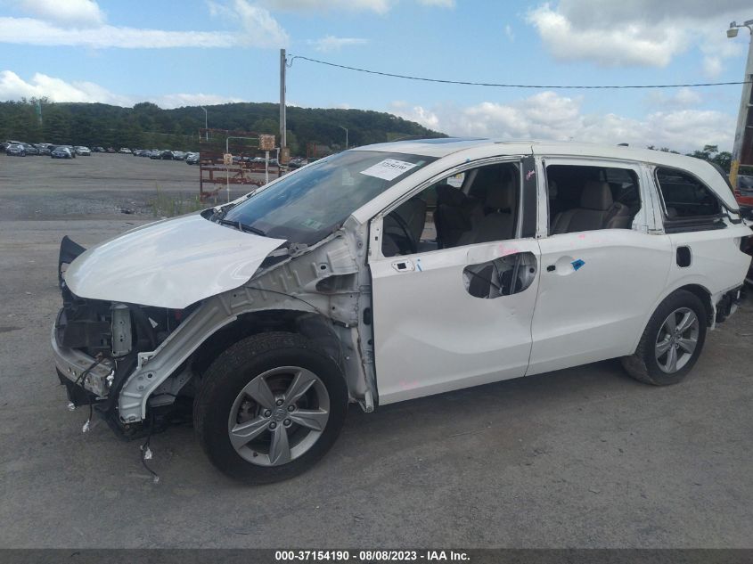 2019 HONDA ODYSSEY EX-L - 5FNRL6H7XKB100856