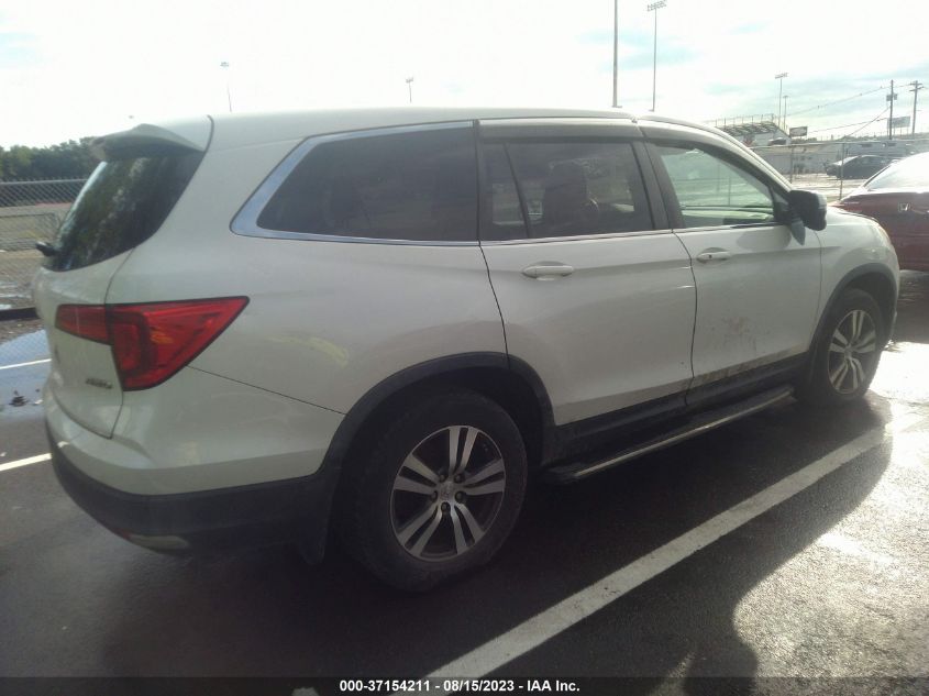 2016 HONDA PILOT EX-L - 5FNYF6H54GB054210