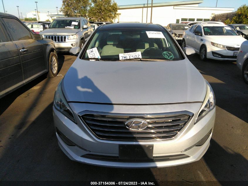 2015 HYUNDAI SONATA 2.4L LIMITED - 5NPE34AF9FH029659