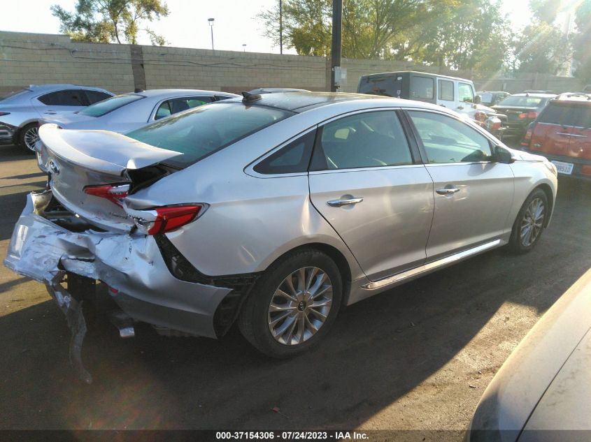 2015 HYUNDAI SONATA 2.4L LIMITED - 5NPE34AF9FH029659