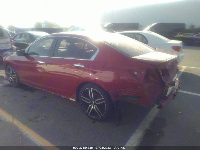 2017 HONDA ACCORD SEDAN SPORT SE - 1HGCR2F13HA086085
